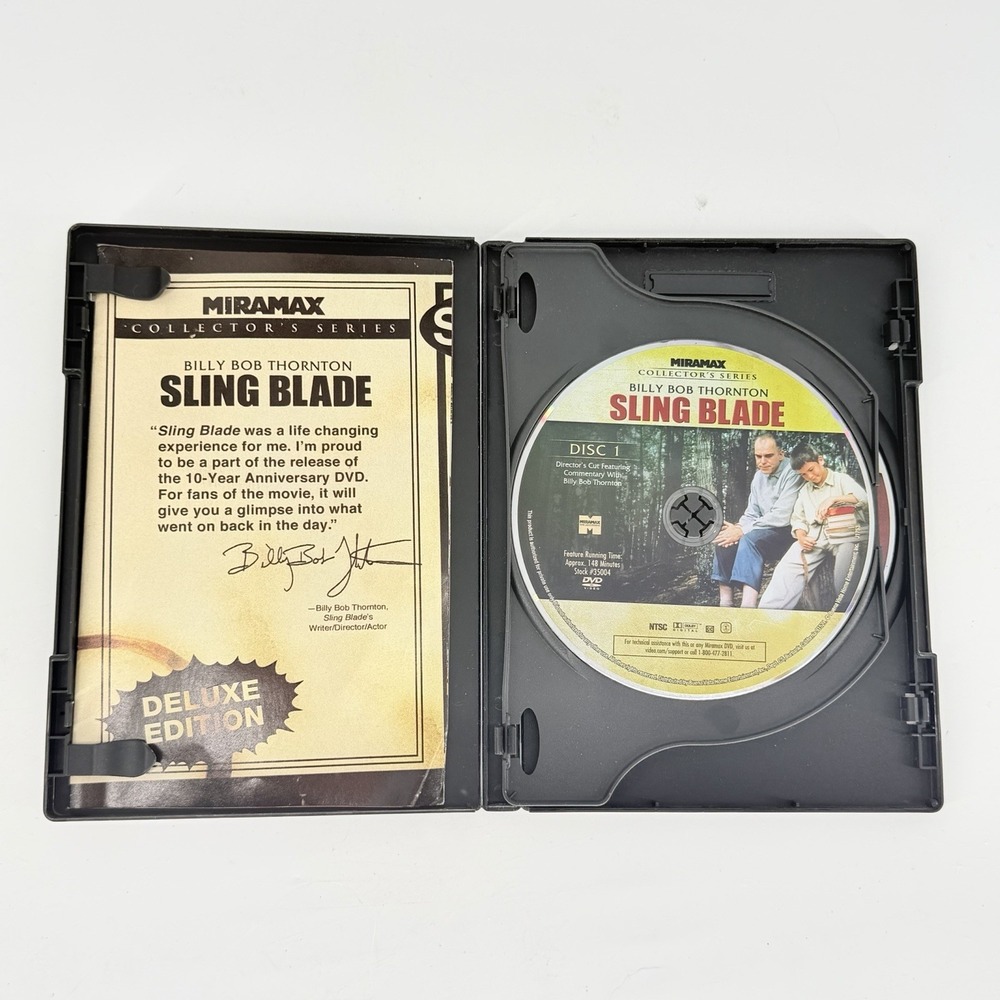 Sling Blade DVD Deluxe Edition 2 Disc Director's Cut Billy Bob Thornton - Picture 5 of 6